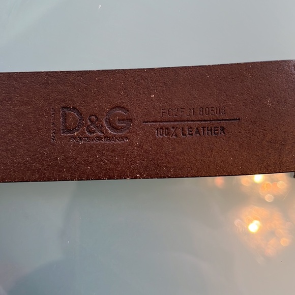 Woman’s dolce & Gabbana belt brown size 85 - Picture 3 of 6